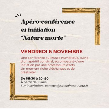 Apéro-conférence Nature morte