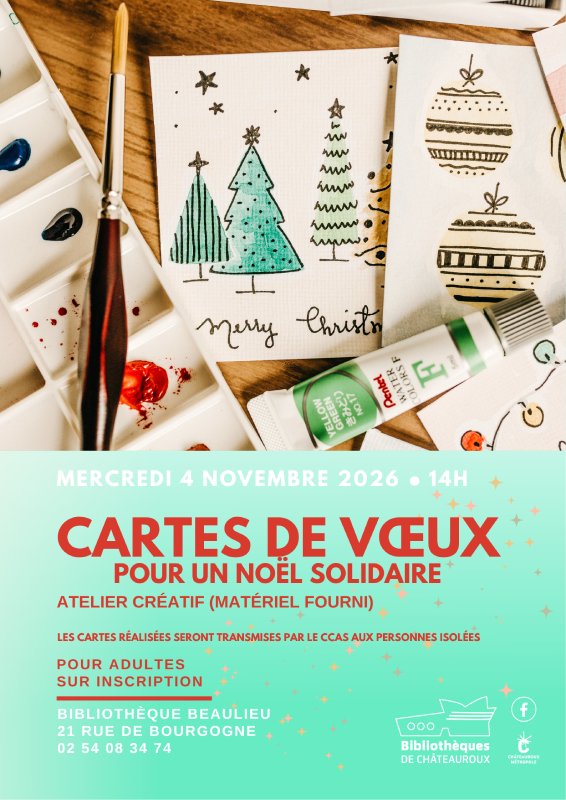 Atelier créatif : cartes de vœux