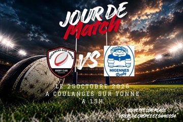 Rugby - Jour de match à domicile