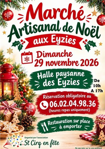 Marché artisanal de Noël aux Eyzies