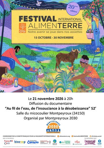 “Au fil de l’eau, de l’insouciance à la désobeissance” 52’