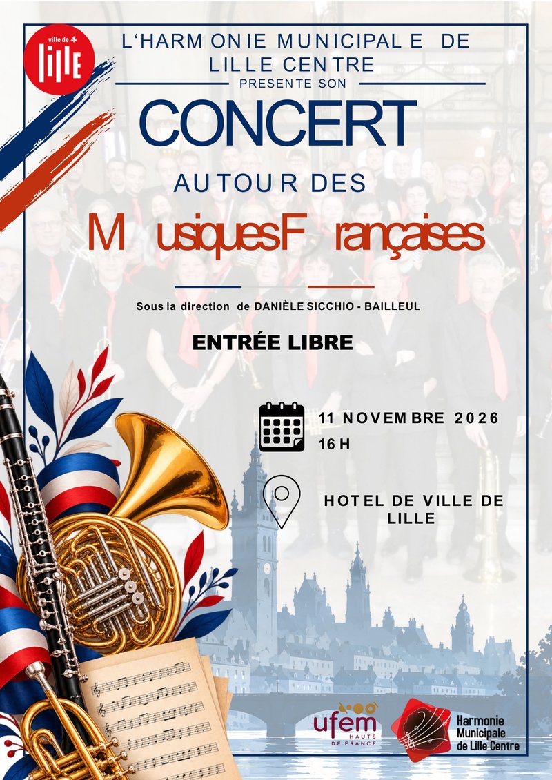 Concert de l'Harmonie Municipale de Lille-Centre
