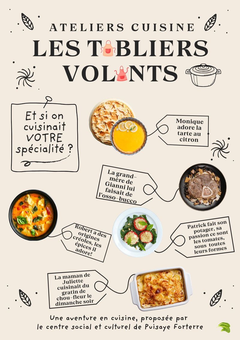 Les Tabliers volants - Le couscous de Martine