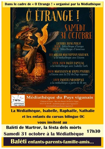 Balèti enfants et familles de Martror la fèsta dels mòrts