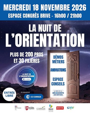 Nuit de l'orientation organisée par la CCI Corrèze