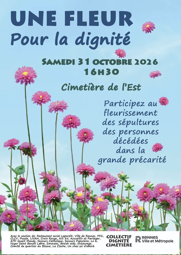 Une fleur pour la dignité