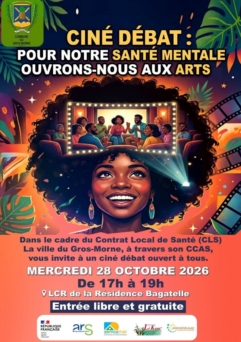CINÉ DEBAT : "POUR NOTRE SANTE MENTALE OUVRONS NOUS AUX ARTS"