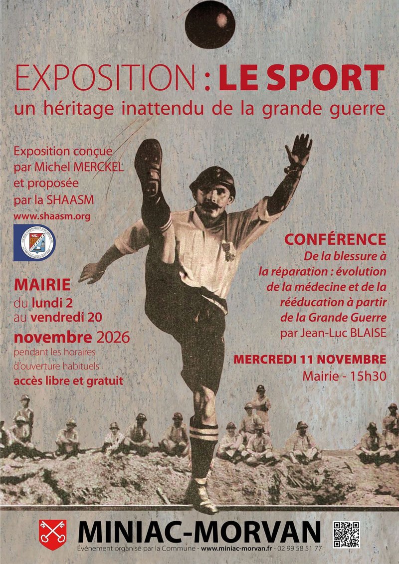EXPOSITION : le sport, un héritage inattendu de la grande-guerre