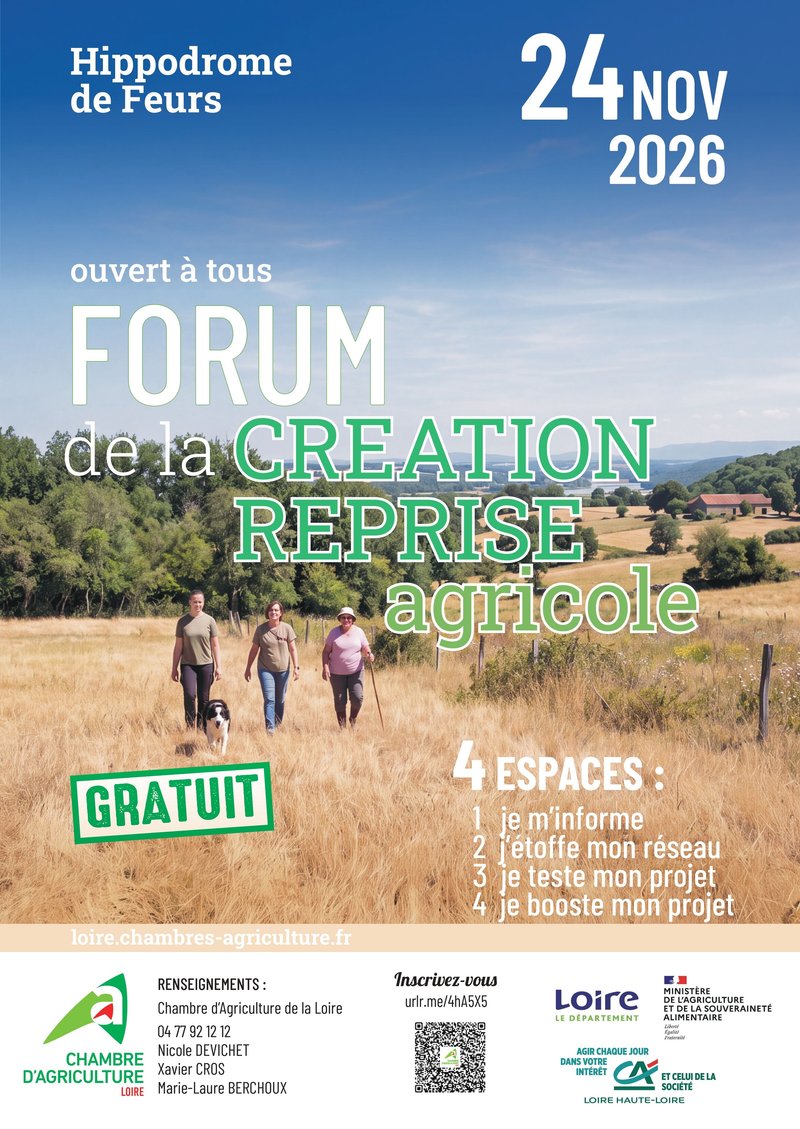 Forum de la création et de la reprise agricole