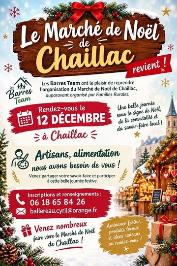 Marché de Noël à Chaillac