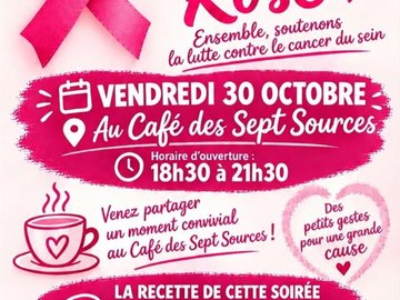 Soirée Octobre Rose - Café des 7 Sources