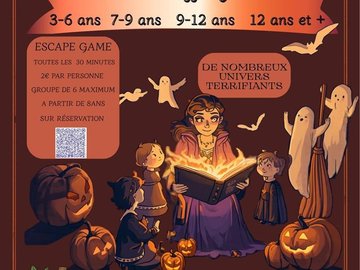 Lecture effrayantes et Escape Game - Halloween à Ecrouves