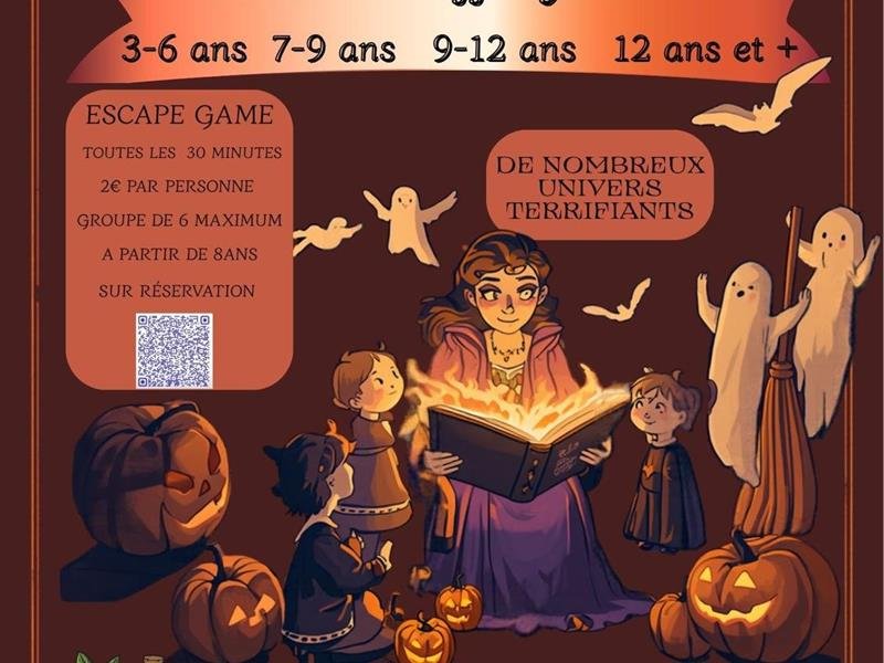 Lecture effrayantes et Escape Game - Halloween à Ecrouves