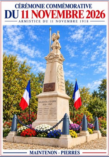 [Reprogrammé] CÉRÉMONIES DU 11 NOVEMBRE 2026 ARMISTICE DU 11 NOVEMBRE 1918