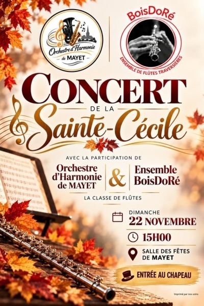 [Reprogrammé] Concert de la Sainte Cécile