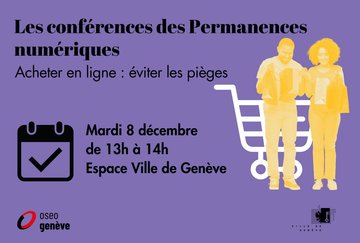 Conférence "Acheter en ligne: éviter les pièges" - Permanence numérique Rive gauche