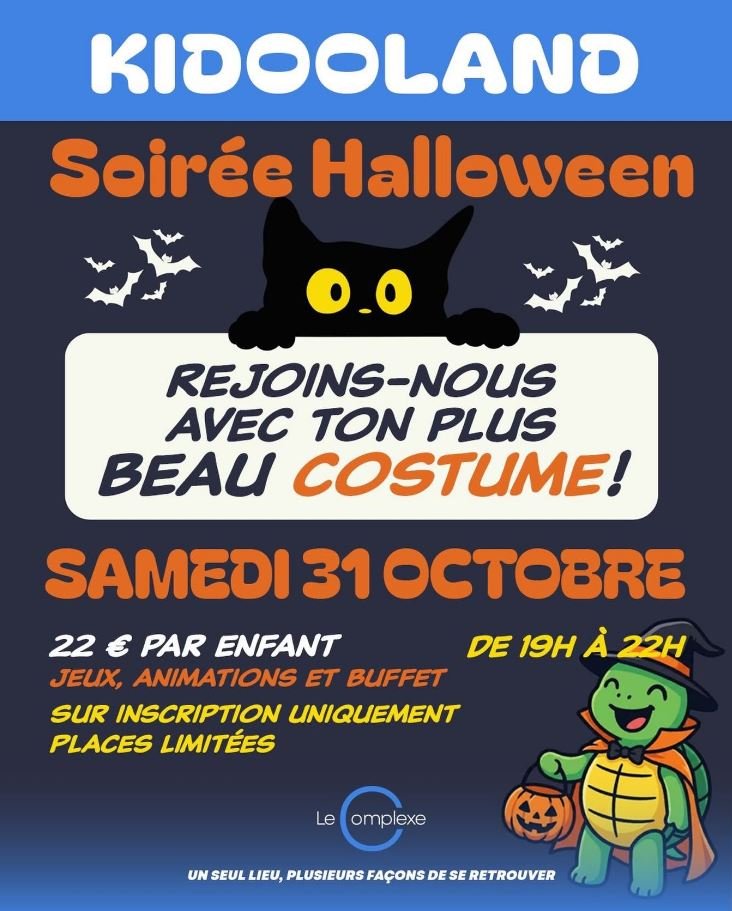 Soirée Halloween au Kidooland (Le Complexe Brive)