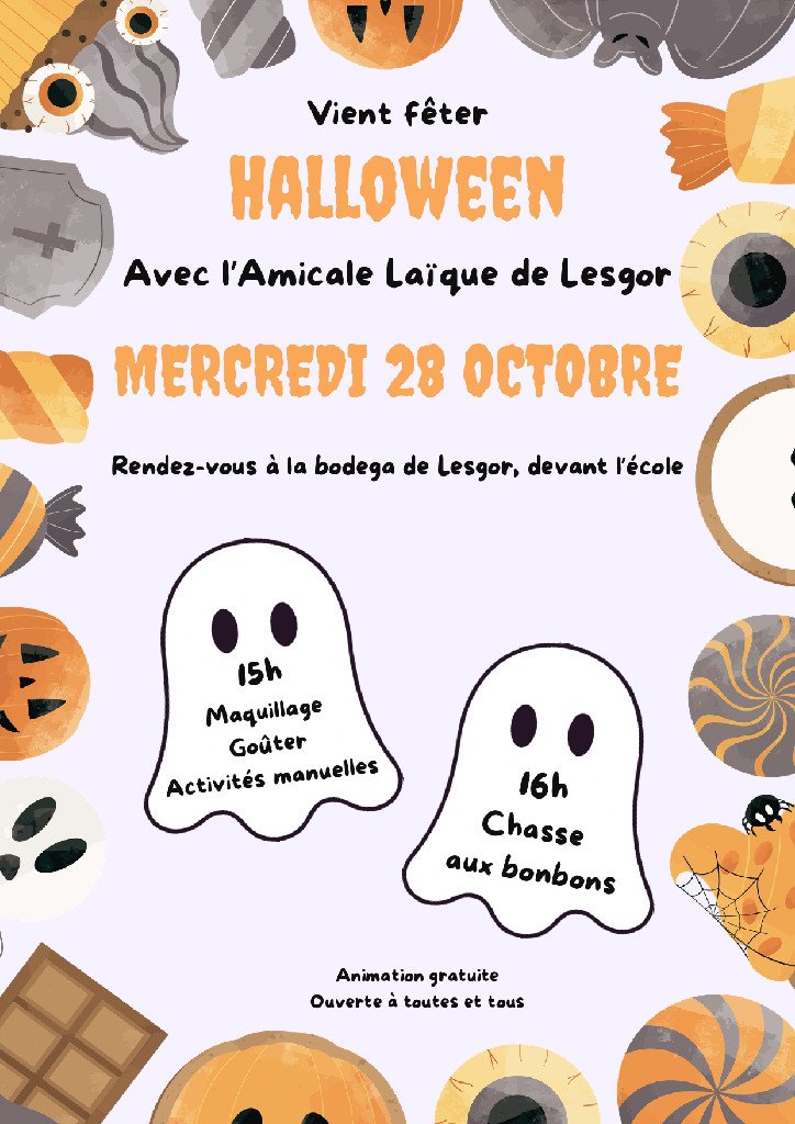 Lesgor fête Halloween
