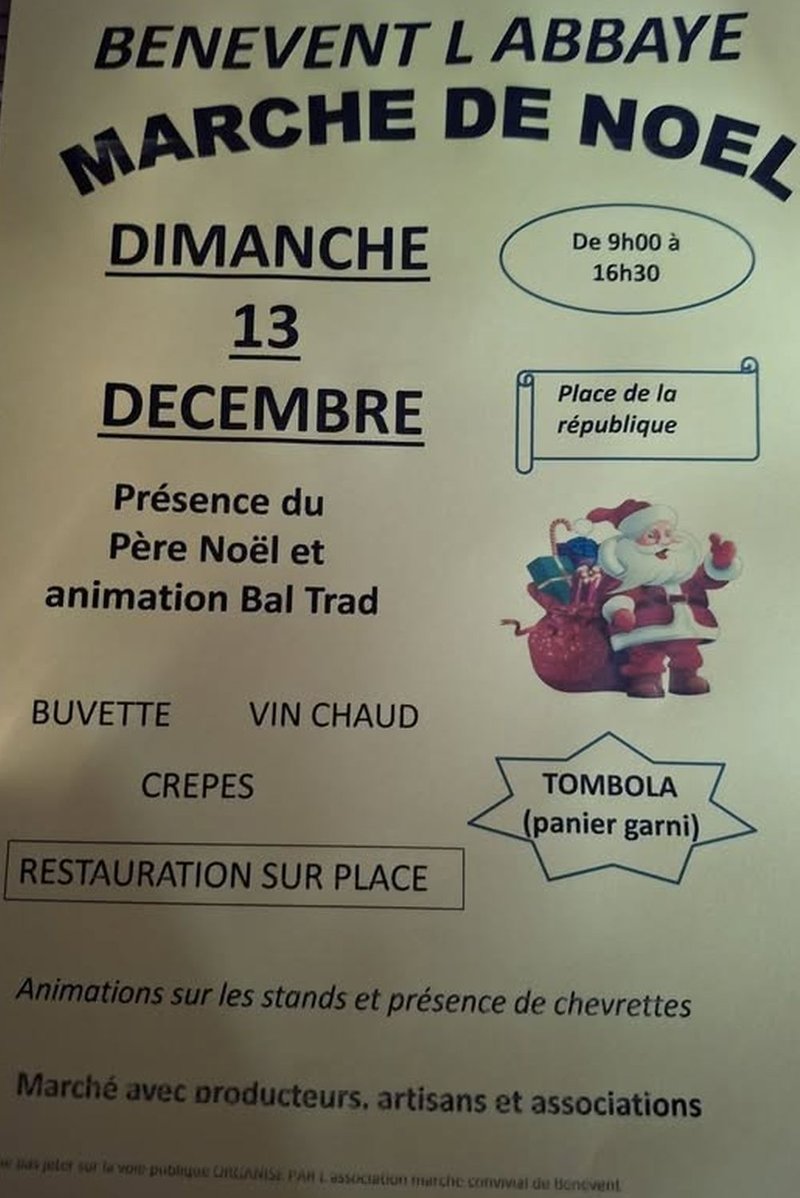 Le Marché fête Noël