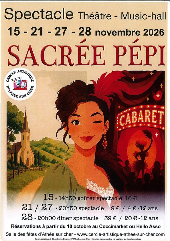 Spectacle « Sacrée Pépi » - Cie Cercle Artistique d'Athée-sur-Cher