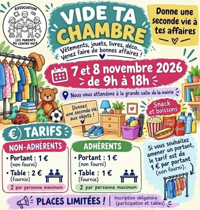Vide ta chambre