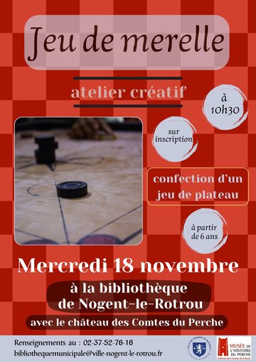 Atelier créatif - Jeu de merelle