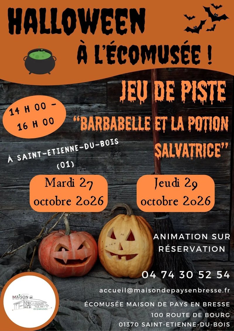 Halloween à l'Écomusée : Jeu de Piste