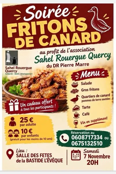 Soirée fritons de canards