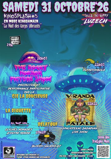 Soirée KinoSplash #5/// Samain : La Nuit des Corps Vibrants