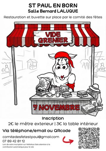 Vide grenier comité des fêtes