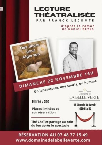Lecture théâtralisée : Des fleurs pour Algernon