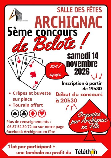 CONCOURS DE BELOTE