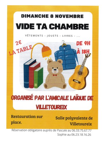 Vide ta chambre