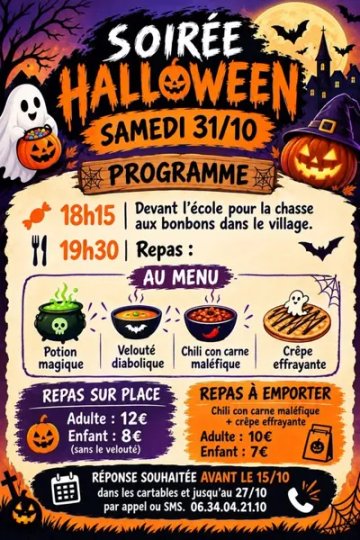 Soirée Halloween à Saint Rémy