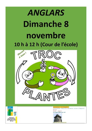 Troc plantes à Anglars