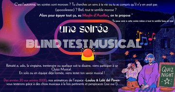 SOIRÉE BLIND TEST AU MOULIN D'AUXILLAX