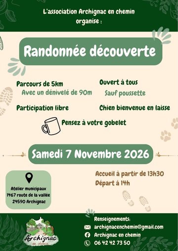 Randonnée découverte - ARCHIGNAC