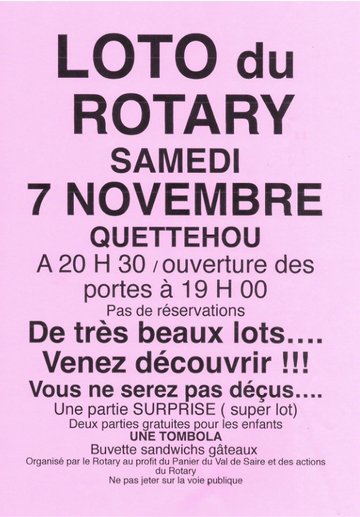 Loto du Rotary
