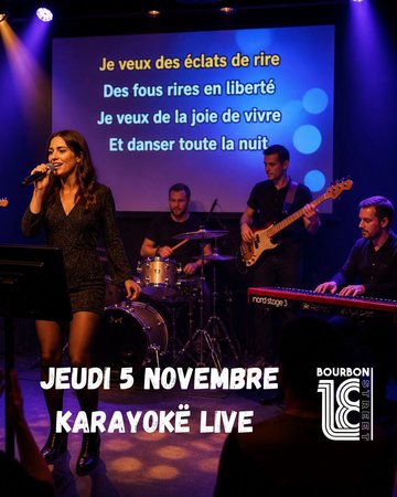 Karaoké Live au 18 Bourbon Street