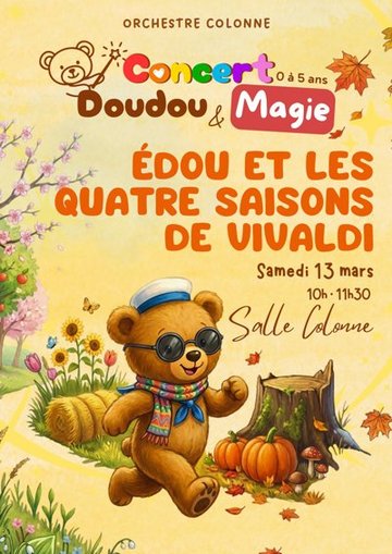 Concert Doudou & Magie : Édou et les Quatre Saisons de Vivaldi