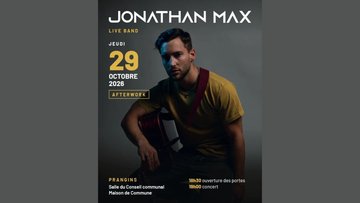 Jonathan Max – Live Band – Afterwork