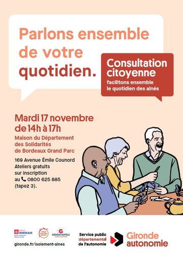Parlons ensemble de votre quotidien