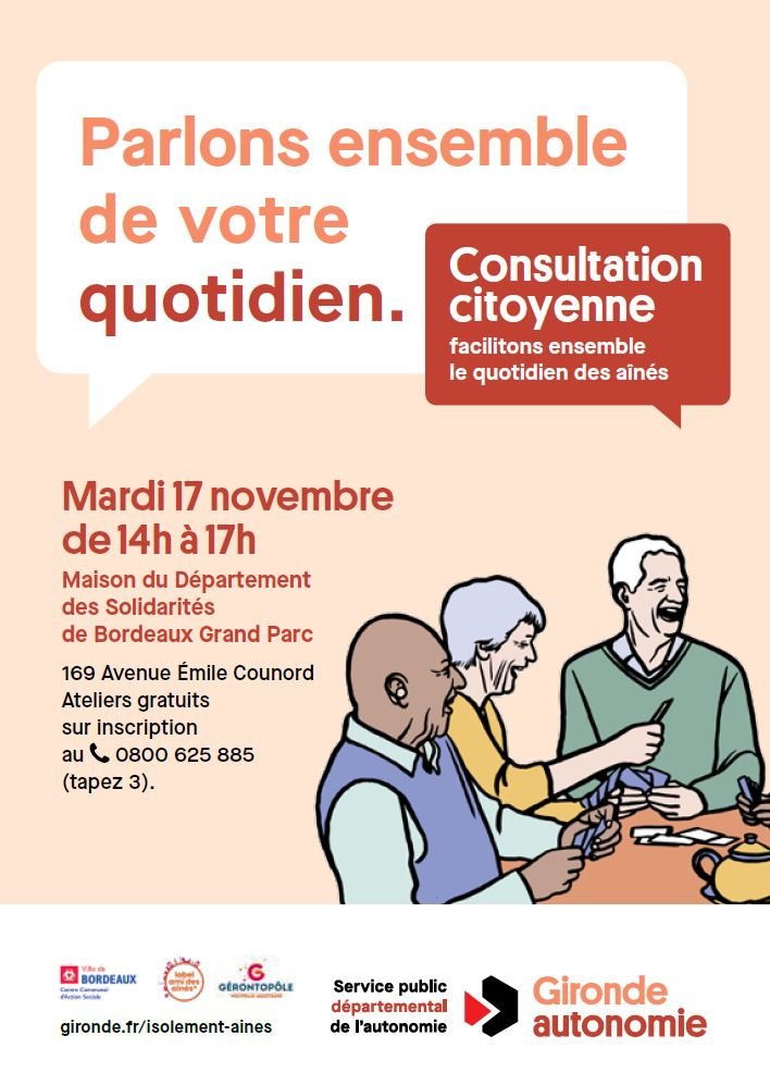 Parlons ensemble de votre quotidien