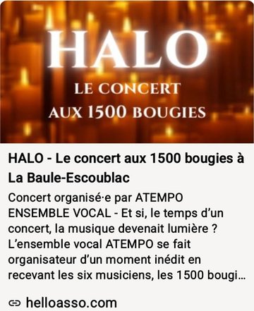 HALO - Le concert aux 1500 bougies