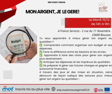 Mon argent, je le gère!