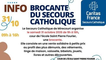 Braderie du secours catholique