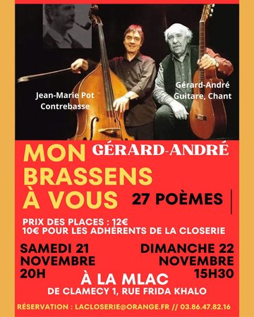 Gérard André : Mon Brassens à Vous