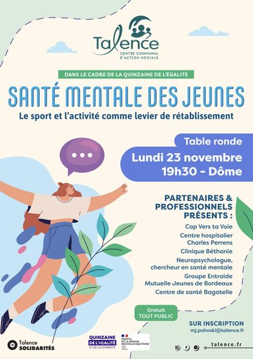 Table ronde "Santé mentale des jeunes"
