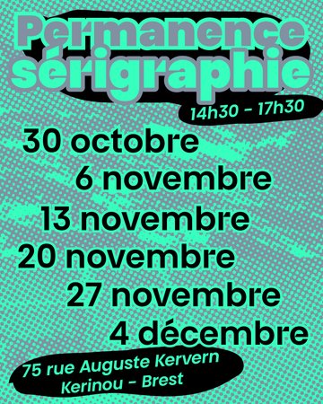 Permanence sérigraphie Boutefeu