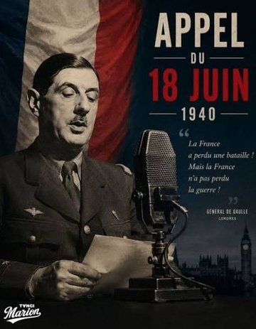 [Reprogrammé] Appel du 18 juin 1940 du Général De Gaule